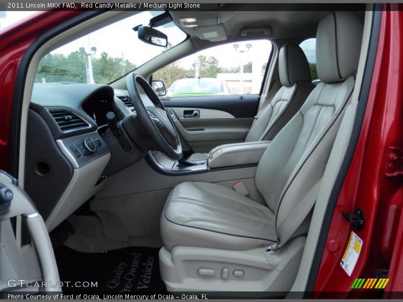 Red Candy Metallic / Medium Light Stone 2011 Lincoln MKX FWD