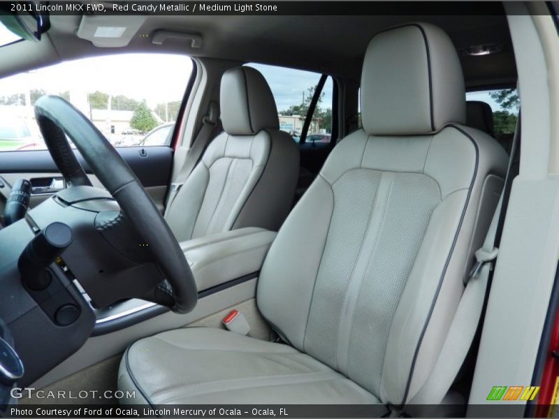 Red Candy Metallic / Medium Light Stone 2011 Lincoln MKX FWD