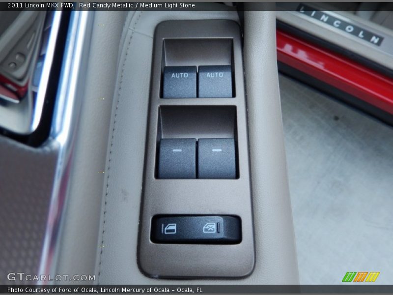 Red Candy Metallic / Medium Light Stone 2011 Lincoln MKX FWD