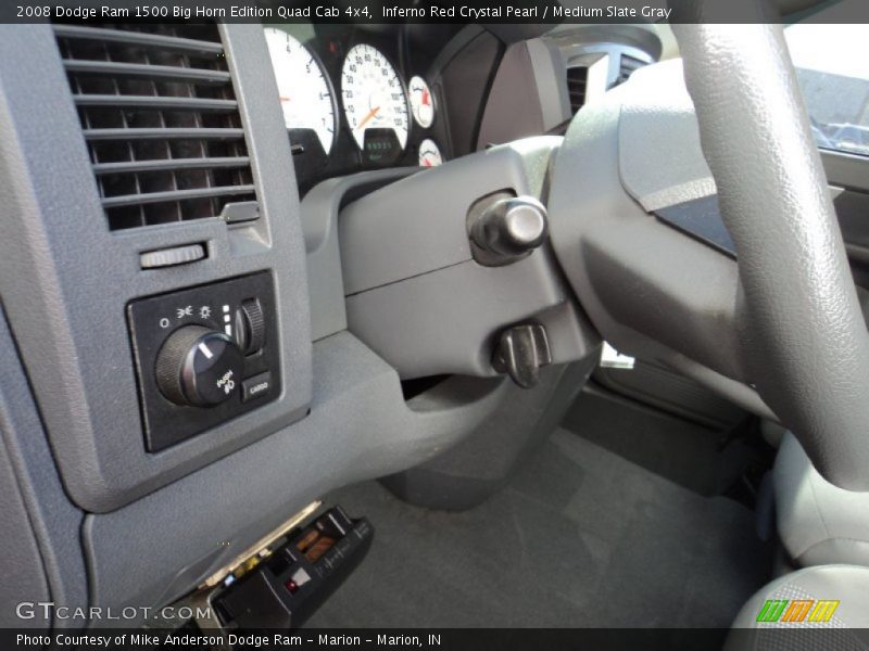 Inferno Red Crystal Pearl / Medium Slate Gray 2008 Dodge Ram 1500 Big Horn Edition Quad Cab 4x4