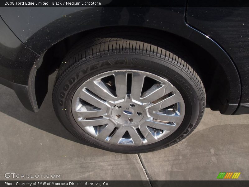 Black / Medium Light Stone 2008 Ford Edge Limited