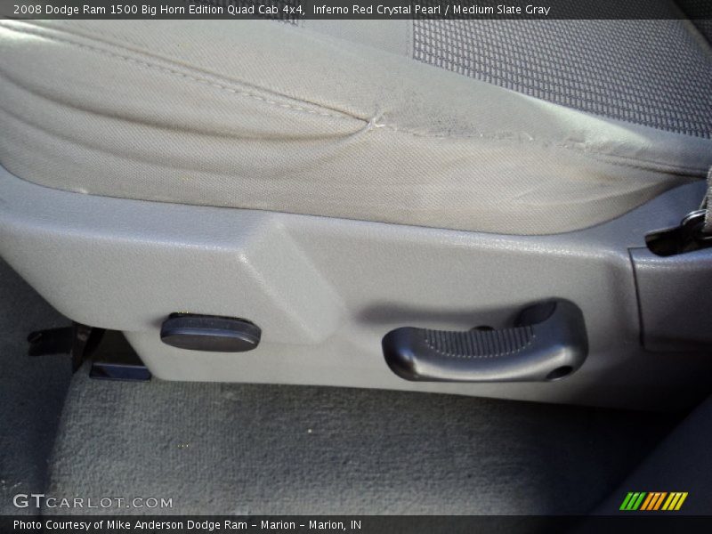 Inferno Red Crystal Pearl / Medium Slate Gray 2008 Dodge Ram 1500 Big Horn Edition Quad Cab 4x4
