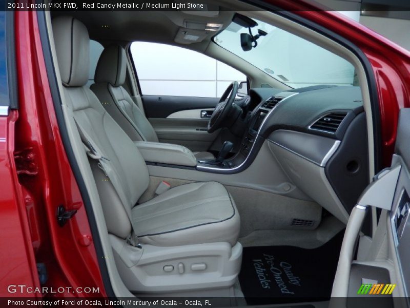 Red Candy Metallic / Medium Light Stone 2011 Lincoln MKX FWD