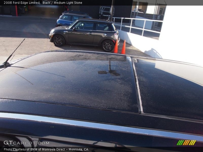 Black / Medium Light Stone 2008 Ford Edge Limited