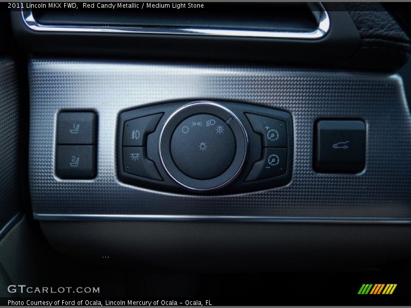 Red Candy Metallic / Medium Light Stone 2011 Lincoln MKX FWD