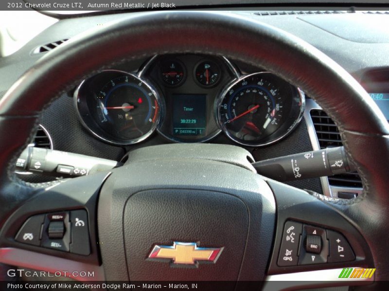 Autumn Red Metallic / Jet Black 2012 Chevrolet Cruze LTZ