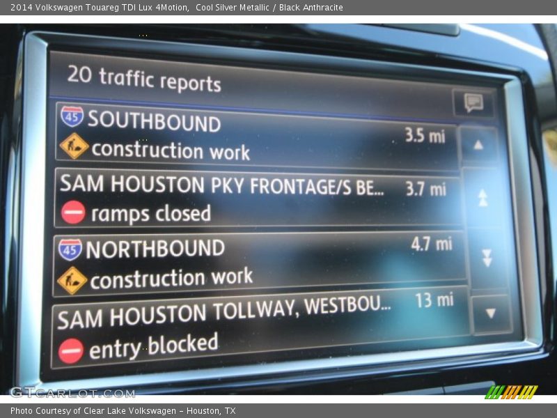 Cool Silver Metallic / Black Anthracite 2014 Volkswagen Touareg TDI Lux 4Motion