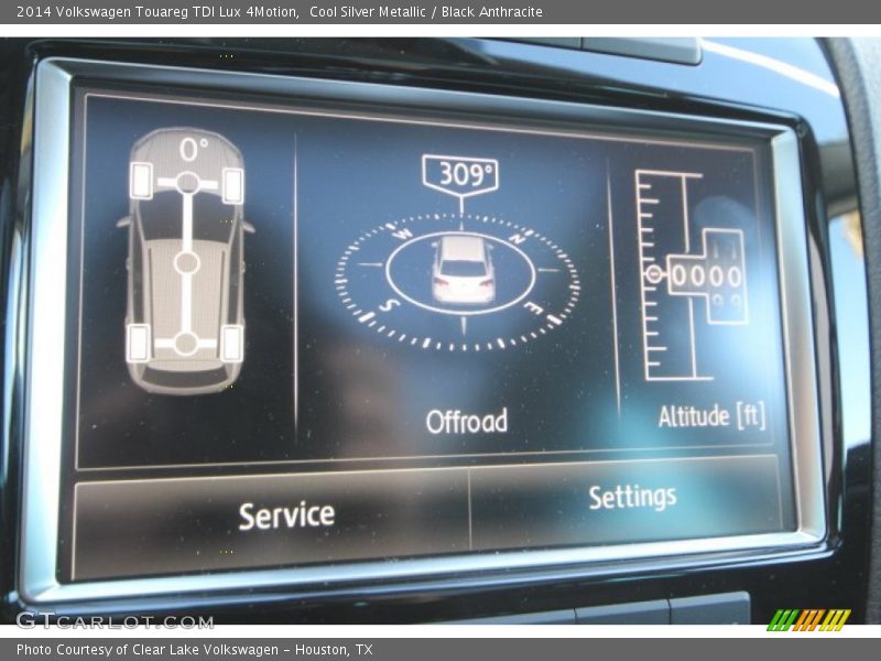 Cool Silver Metallic / Black Anthracite 2014 Volkswagen Touareg TDI Lux 4Motion