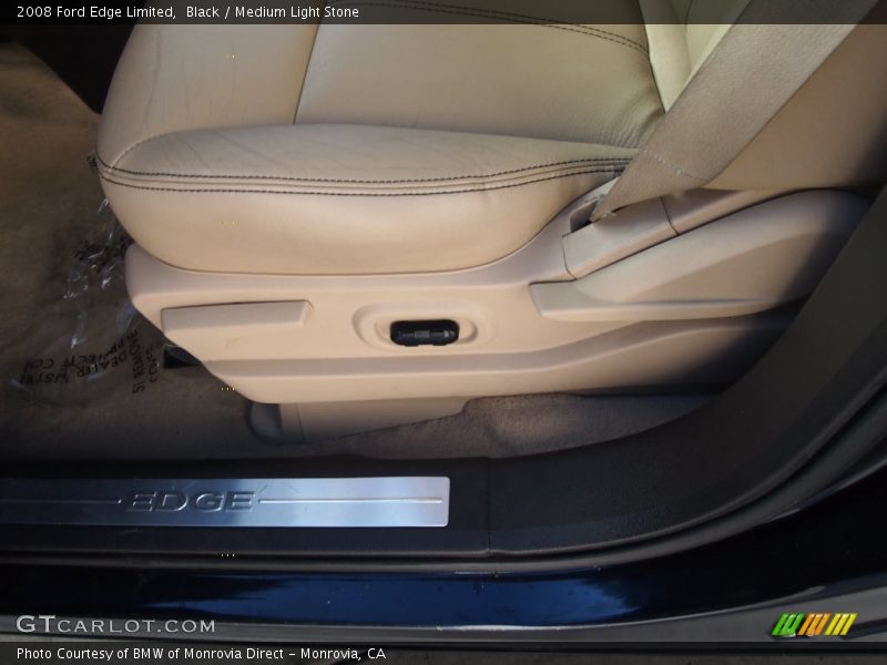 Black / Medium Light Stone 2008 Ford Edge Limited