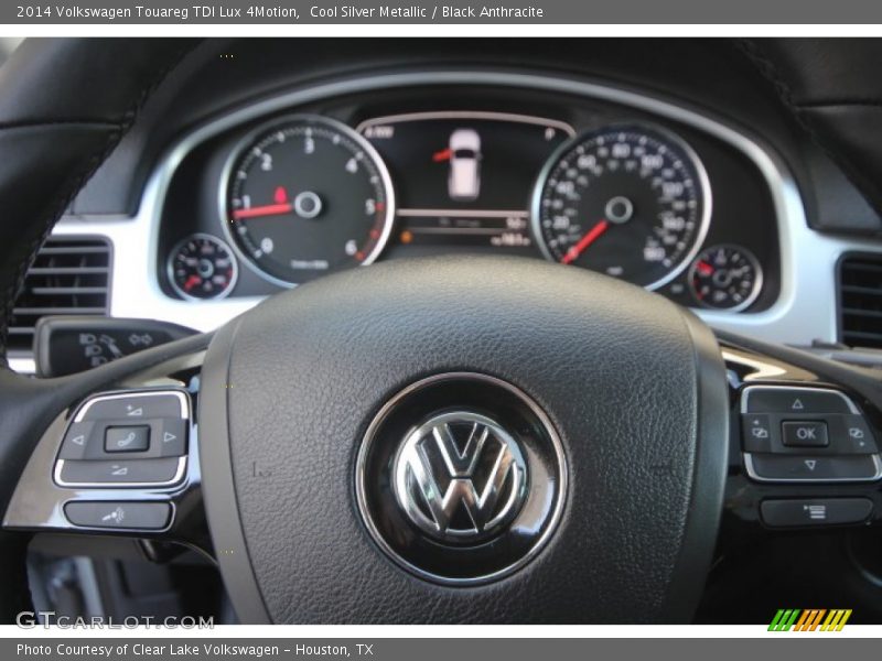 Cool Silver Metallic / Black Anthracite 2014 Volkswagen Touareg TDI Lux 4Motion