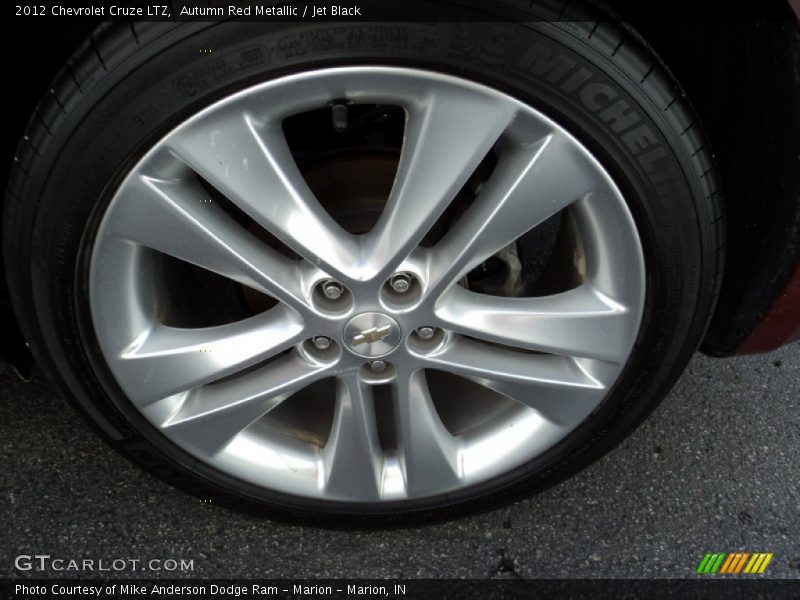 Autumn Red Metallic / Jet Black 2012 Chevrolet Cruze LTZ