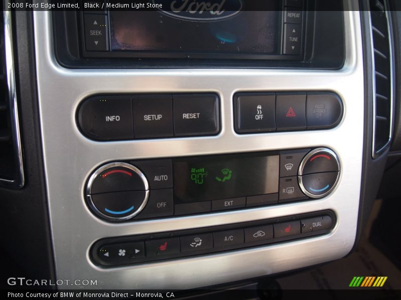Black / Medium Light Stone 2008 Ford Edge Limited