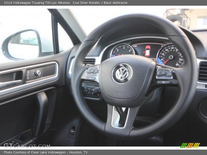 Cool Silver Metallic / Black Anthracite 2014 Volkswagen Touareg TDI Lux 4Motion