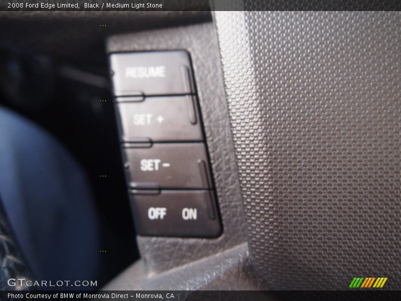 Black / Medium Light Stone 2008 Ford Edge Limited