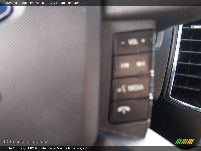 Black / Medium Light Stone 2008 Ford Edge Limited