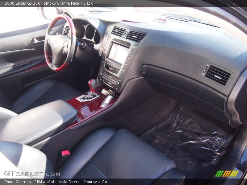 Smoky Granite Mica / Black 2008 Lexus GS 350