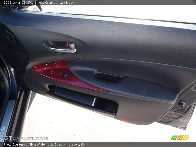 Smoky Granite Mica / Black 2008 Lexus GS 350