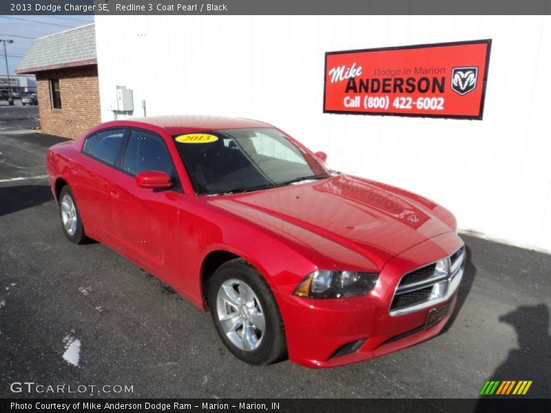 Redline 3 Coat Pearl / Black 2013 Dodge Charger SE