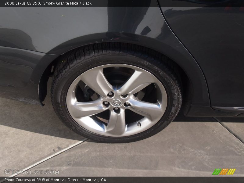 Smoky Granite Mica / Black 2008 Lexus GS 350