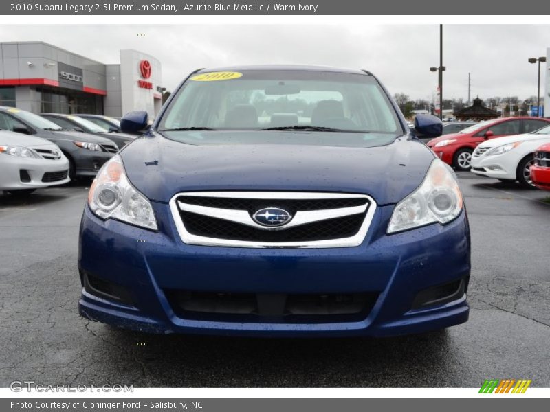 Azurite Blue Metallic / Warm Ivory 2010 Subaru Legacy 2.5i Premium Sedan