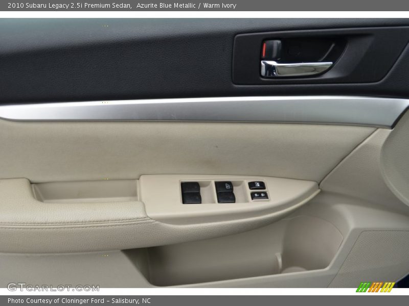 Azurite Blue Metallic / Warm Ivory 2010 Subaru Legacy 2.5i Premium Sedan