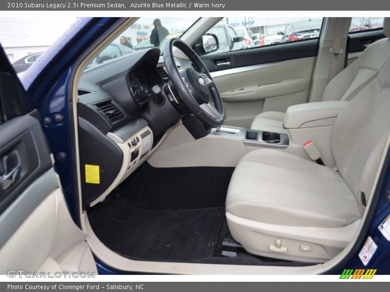 Azurite Blue Metallic / Warm Ivory 2010 Subaru Legacy 2.5i Premium Sedan