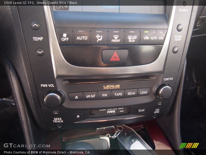 Smoky Granite Mica / Black 2008 Lexus GS 350