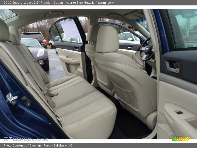 Azurite Blue Metallic / Warm Ivory 2010 Subaru Legacy 2.5i Premium Sedan