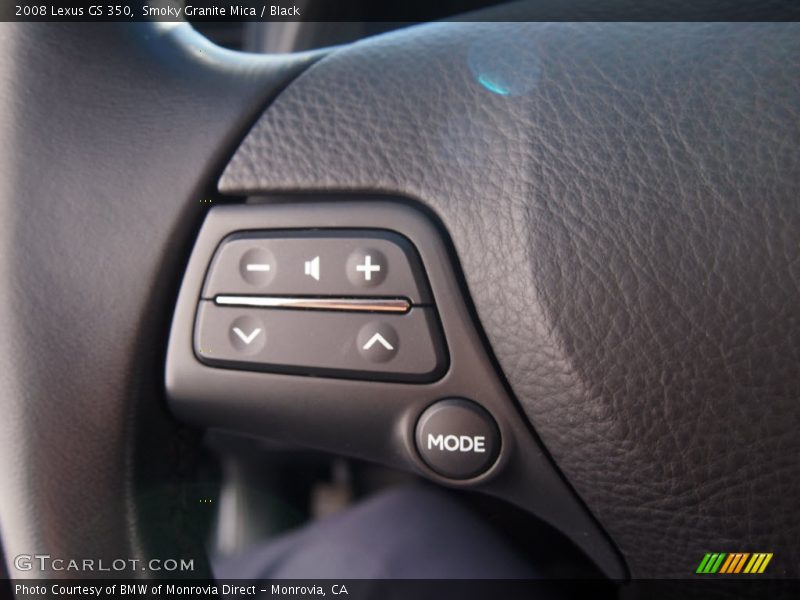 Smoky Granite Mica / Black 2008 Lexus GS 350