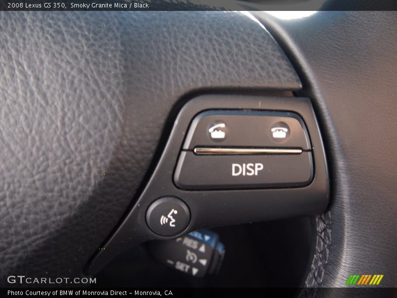 Smoky Granite Mica / Black 2008 Lexus GS 350