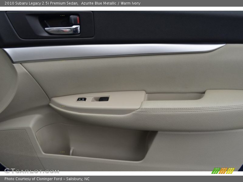 Azurite Blue Metallic / Warm Ivory 2010 Subaru Legacy 2.5i Premium Sedan