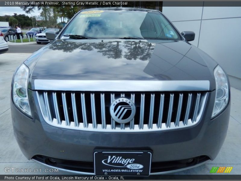 Sterling Gray Metallic / Dark Charcoal 2010 Mercury Milan I4 Premier