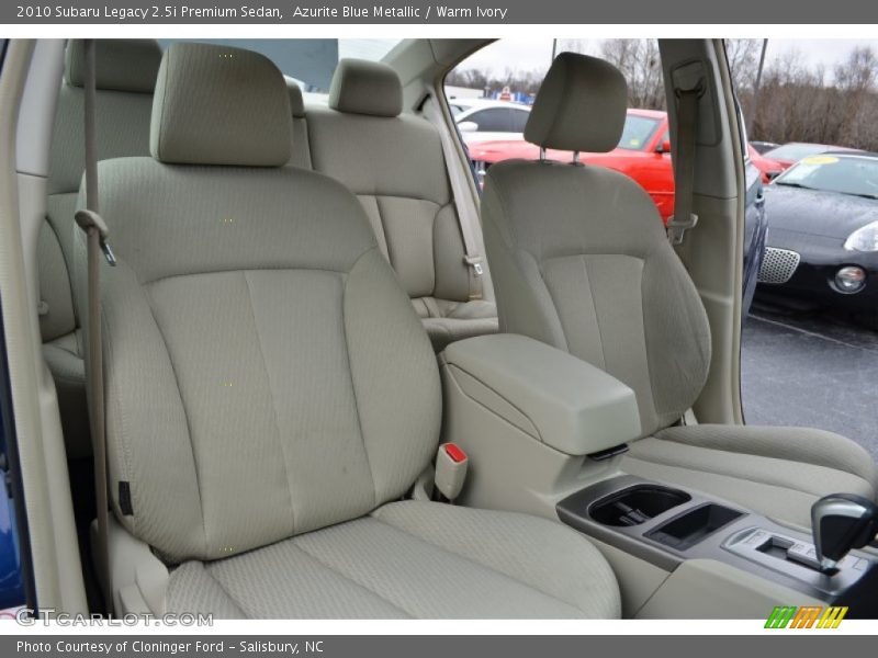 Azurite Blue Metallic / Warm Ivory 2010 Subaru Legacy 2.5i Premium Sedan