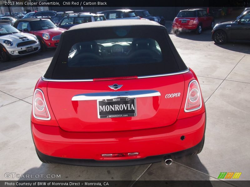 Chili Red / Carbon Black 2013 Mini Cooper Convertible