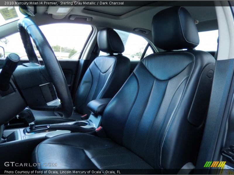Sterling Gray Metallic / Dark Charcoal 2010 Mercury Milan I4 Premier