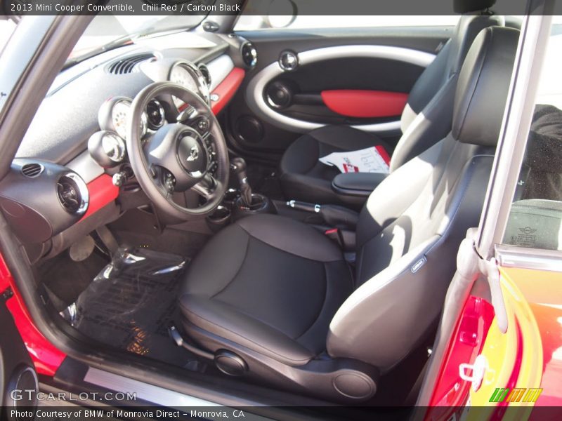 Chili Red / Carbon Black 2013 Mini Cooper Convertible