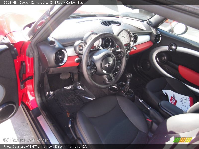 Chili Red / Carbon Black 2013 Mini Cooper Convertible