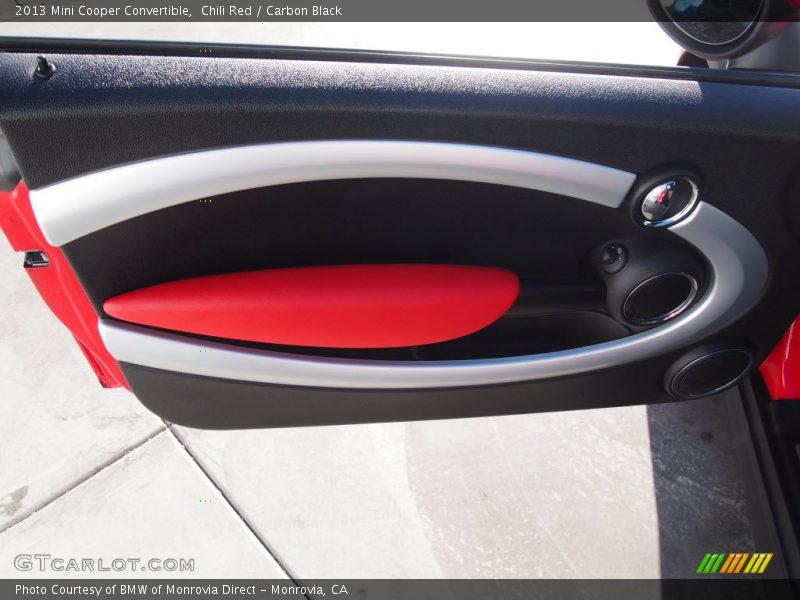 Chili Red / Carbon Black 2013 Mini Cooper Convertible