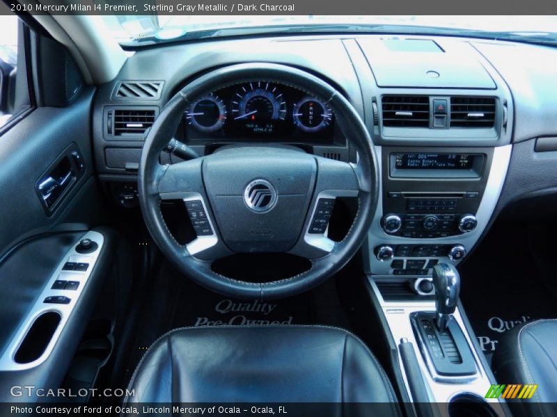Sterling Gray Metallic / Dark Charcoal 2010 Mercury Milan I4 Premier