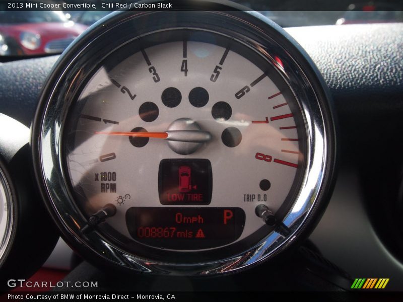 Chili Red / Carbon Black 2013 Mini Cooper Convertible