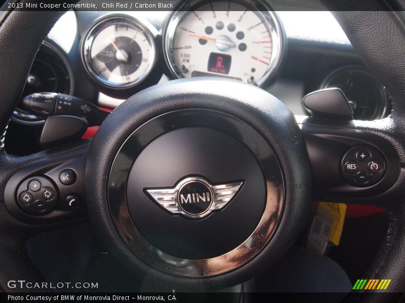Chili Red / Carbon Black 2013 Mini Cooper Convertible