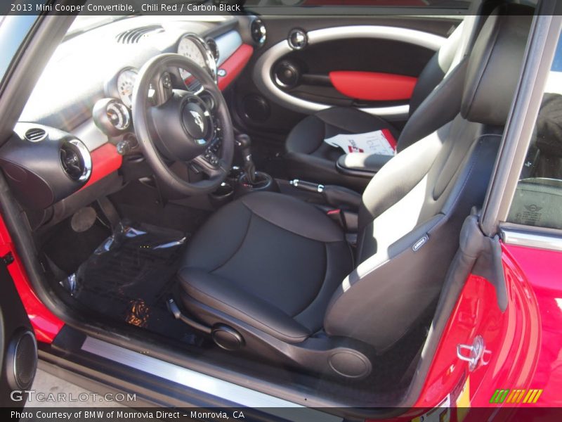 Chili Red / Carbon Black 2013 Mini Cooper Convertible