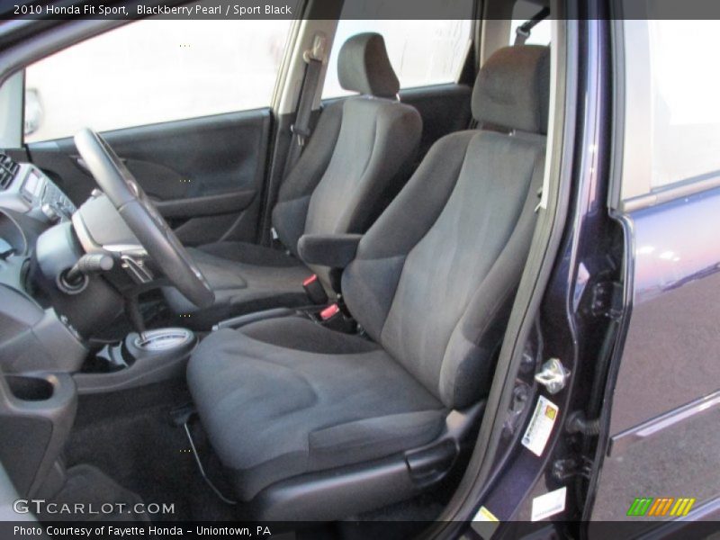 Blackberry Pearl / Sport Black 2010 Honda Fit Sport