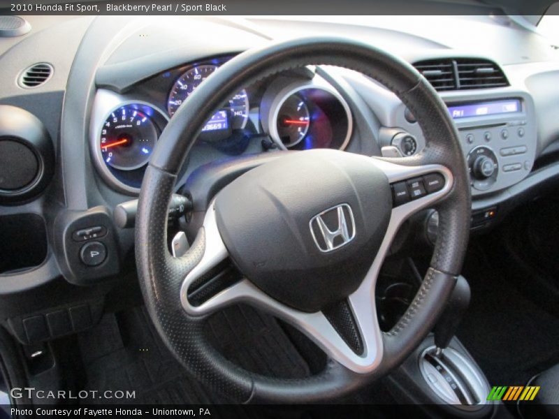 Blackberry Pearl / Sport Black 2010 Honda Fit Sport