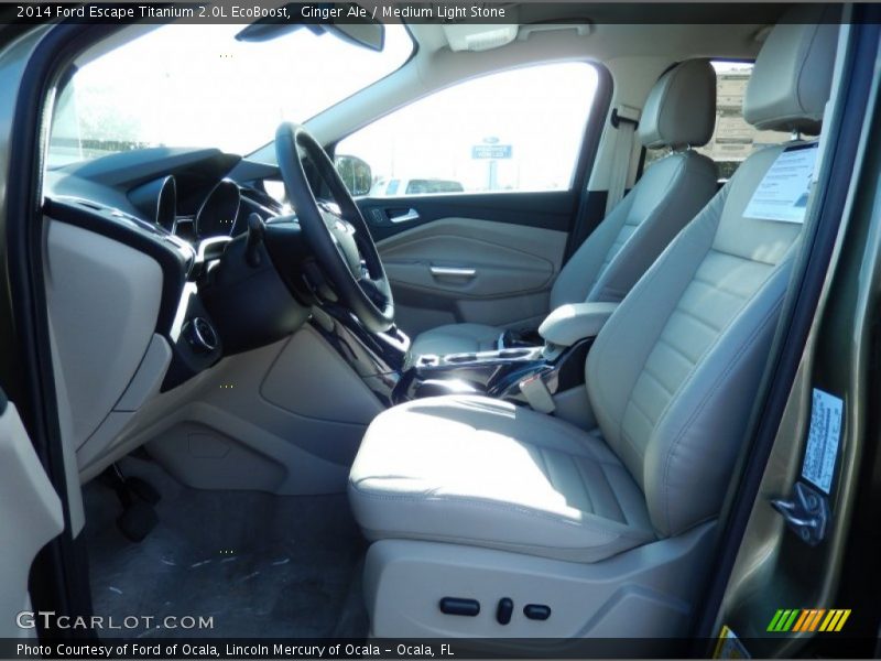 Ginger Ale / Medium Light Stone 2014 Ford Escape Titanium 2.0L EcoBoost