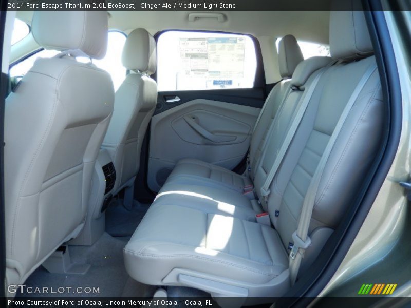 Ginger Ale / Medium Light Stone 2014 Ford Escape Titanium 2.0L EcoBoost