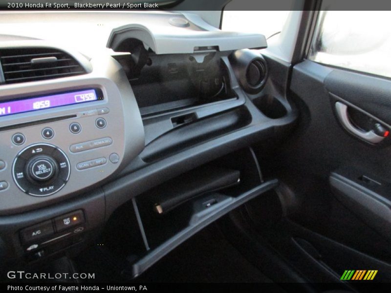 Blackberry Pearl / Sport Black 2010 Honda Fit Sport