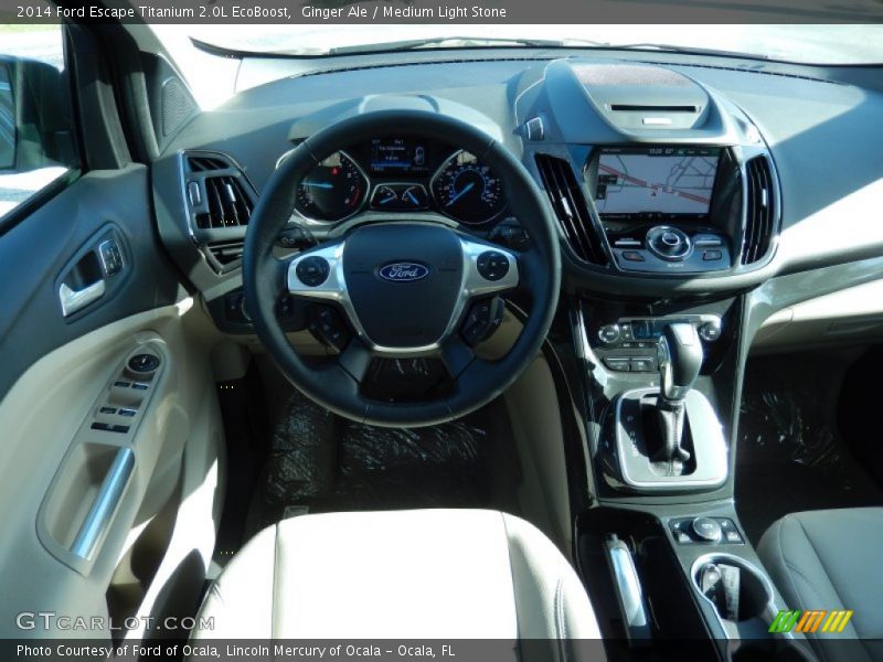 Ginger Ale / Medium Light Stone 2014 Ford Escape Titanium 2.0L EcoBoost