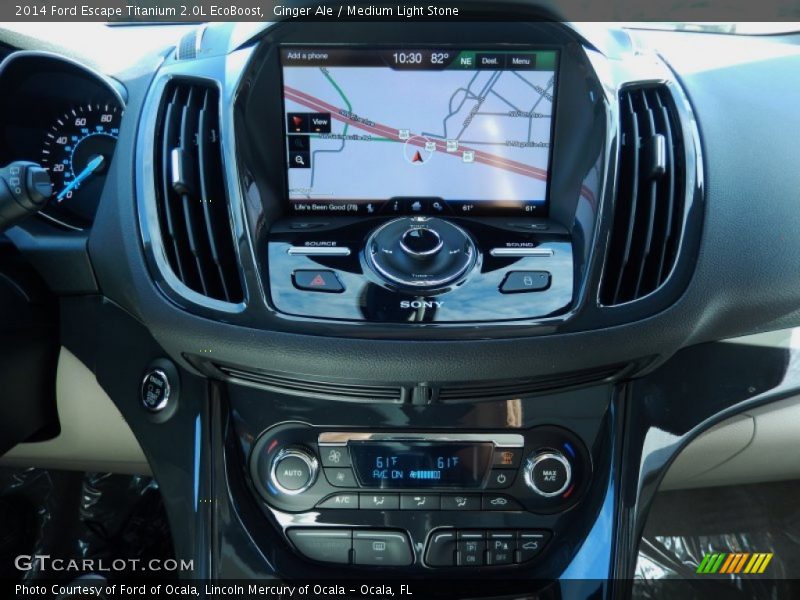 Ginger Ale / Medium Light Stone 2014 Ford Escape Titanium 2.0L EcoBoost