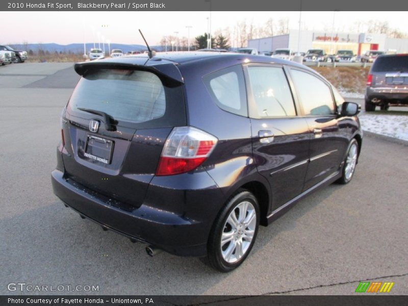 Blackberry Pearl / Sport Black 2010 Honda Fit Sport